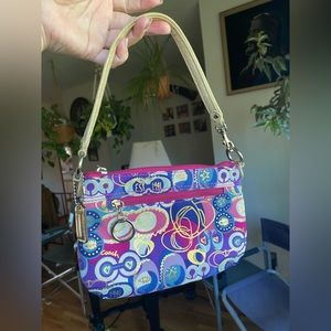 COACH POPPY & MATCHING COACH KEYCHAIN